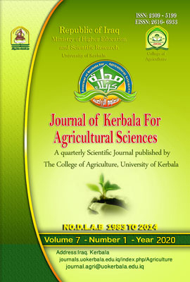 Journal of Kerbala for Agricultural Sciences Issue (1), Volume (7), (2020)